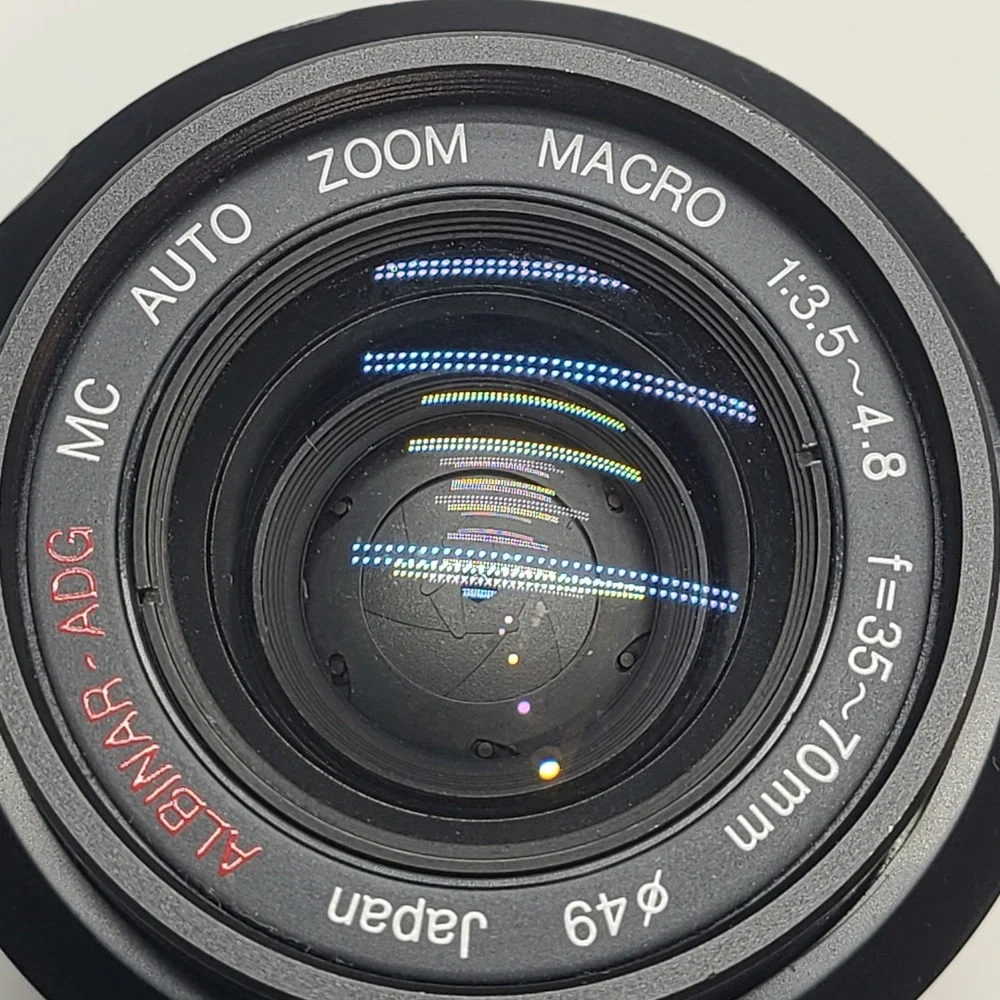 Albinar ADG MC Auto Zoom Macro‎ 35 70mm f 3.5 4.8 Camera Lens PIK R PIK Mount